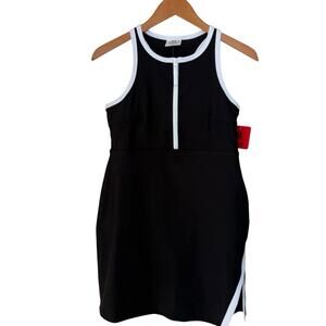 Sage Collective Women's Black and White Tennis Athletic Dress Size Medium NWT